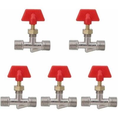 SCORPIO Accessoire Pour Compresseur5 Pcs Valve Compresseur D'Air Robinet À Aiguille 1/4in Float Ball Valve Structure Pièces De Rechange Compresseur D'Air Tuyau - Publicité SCORPIO Accessoire Pour Compresseur5 Pcs Valve Compresseur D'Air Robinet À Aiguille 1/4in Float Ball Valve Structure Pièces De Rechange Compresseur D'Air Tuyau - Publicité