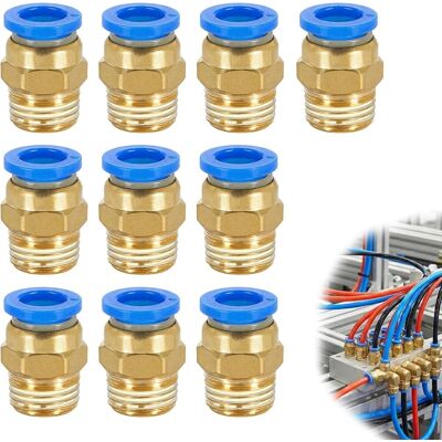 GRASSLIN 10 Raccords,push To Connect,tube 8mm,filetage 1/4 Bsp,laiton,systèmes Pneumatiques - Publicité GRASSLIN 10 Raccords,push To Connect,tube 8mm,filetage 1/4 Bsp,laiton,systèmes Pneumatiques - Publicité