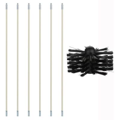 OEM Brosse De Ramonage. Kit De Nettoyage Pour Poêles À Bois Et À Granulés Comprenant 9 Tuyaux En Nylon. 1 Tête De Brosse Et 1 Tige Hexagonale Pour Conduits D'Évacuation De Granulés – Rapanda - Publicité OEM Brosse De Ramonage. Kit De Nettoyage Pour Poêles À Bois Et À Granulés Comprenant 9 Tuyaux En Nylon. 1 Tête De Brosse Et 1 Tige Hexagonale Pour Conduits D'Évacuation De Granulés – Rapanda - Publicité