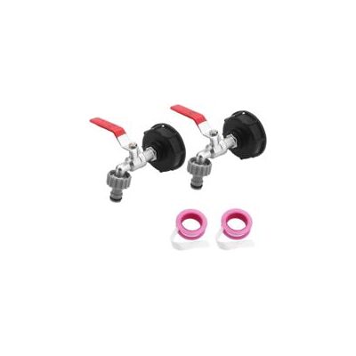 OEM Lot De 2 Adaptateurs De Réservoir Ibc S60 X 6 Ibc - Valve De Rechange Pour Raccord De Tuyau 1/2" - Robinet De Jardin - Réservoir De Stockage - Publicité OEM Lot De 2 Adaptateurs De Réservoir Ibc S60 X 6 Ibc - Valve De Rechange Pour Raccord De Tuyau 1/2" - Robinet De Jardin - Réservoir De Stockage - Publicité
