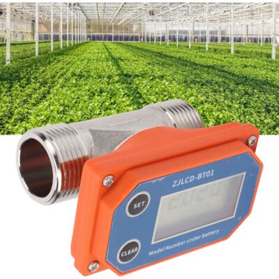 ABYSSE Débitmètre D'Eau Numérique Capteur De Débit En Acier Inoxydable Tuyau D'Arrosage Irrigation Des Terres Agricoles Débitmètre D'Eau Résistant Aux Acides Et Aux Alcalis Livré Avec Batterie Intégrée) - Publicité ABYSSE Débitmètre D'Eau Numérique Capteur De Débit En Acier Inoxydable Tuyau D'Arrosage Irrigation Des Terres Agricoles Débitmètre D'Eau Résistant Aux Acides Et Aux Alcalis Livré Avec Batterie Intégrée) - Publicité