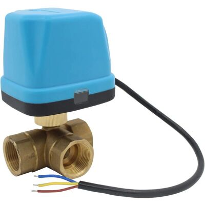 MOXIE Vanne 3 Voies Motorisée 220v Electrovanne Motorisée 220v Vanne A Bille 3/4 Pouce (dn20 3/4 Pouce) - Publicité MOXIE Vanne 3 Voies Motorisée 220v Electrovanne Motorisée 220v Vanne A Bille 3/4 Pouce (dn20 3/4 Pouce) - Publicité