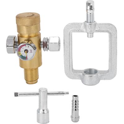 NANNIGR Réducteur De Pression De Gaz Acétylène 0.01-0,15 Mpa, Régulateur De Débit D'Air, Jauge - Publicité NANNIGR Réducteur De Pression De Gaz Acétylène 0.01-0,15 Mpa, Régulateur De Débit D'Air, Jauge - Publicité