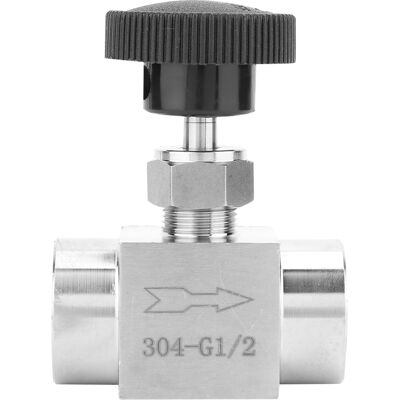 WEYTOLL Vanne À Aiguille Droite En Acier Inoxydable Bspp À Filetage Femelle Pour Transmission D'Eau, De Gaz Et De Pétrole (type D) - Publicité WEYTOLL Vanne À Aiguille Droite En Acier Inoxydable Bspp À Filetage Femelle Pour Transmission D'Eau, De Gaz Et De Pétrole (type D) - Publicité