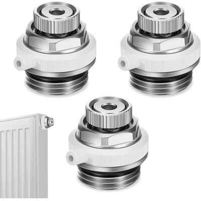 OEM Vanne De Radiateur À Purge Automatique, 3 Pièces Vanne De Purge 1/2" Soupape Évacuation À Air Évent En Laiton À Air À Coupure - Publicité OEM Vanne De Radiateur À Purge Automatique, 3 Pièces Vanne De Purge 1/2" Soupape Évacuation À Air Évent En Laiton À Air À Coupure - Publicité
