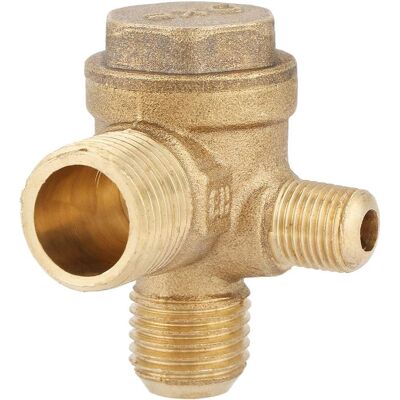 GRASSLIN 1 Clapet Anti-retour 20x14x10mm, Laiton, 3 Voies, Fileté, Pour Compresseur D'Air - Publicité GRASSLIN 1 Clapet Anti-retour 20x14x10mm, Laiton, 3 Voies, Fileté, Pour Compresseur D'Air - Publicité