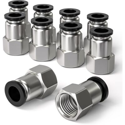 GRASSLIN 10 Raccord,6mm,bsp Femelle,laiton,pneumatique,industrie - Publicité GRASSLIN 10 Raccord,6mm,bsp Femelle,laiton,pneumatique,industrie - Publicité