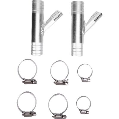 WEYTOLL Raccord En Y Pour Chauffage De Cabine, Collier De Serrage De 1 Pouce À 5/8 Pouces, Connecteur En Aluminium De Remplacement Pour Polaris Utv Rzr Sxs - Publicité WEYTOLL Raccord En Y Pour Chauffage De Cabine, Collier De Serrage De 1 Pouce À 5/8 Pouces, Connecteur En Aluminium De Remplacement Pour Polaris Utv Rzr Sxs - Publicité