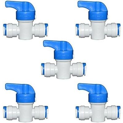 Scotch Aiperq Bestomz 5pcs Raccord Vanne D'Arret Robinet 1/4 Pouce Od Tuyau Connecteur - Publicité Scotch Aiperq Bestomz 5pcs Raccord Vanne D'Arret Robinet 1/4 Pouce Od Tuyau Connecteur - Publicité