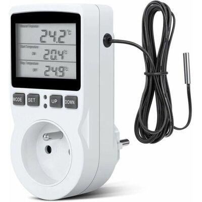 Cellfast Prise Thermostat Programmable - Ynkkvre - Minuteur Digital - Sonde 1,8m - Plage -40 À 120°c - Publicité Cellfast Prise Thermostat Programmable - Ynkkvre - Minuteur Digital - Sonde 1,8m - Plage -40 À 120°c - Publicité
