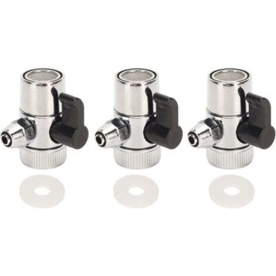 ABYSSE Adaptateur De Robinet D'Évier En Métal, 3 Pièces, G2.5/8, Valve De Dérivation Universelle, Installation Facile, Adaptateur De Robinet D'Évier En Métal - Publicité ABYSSE Adaptateur De Robinet D'Évier En Métal, 3 Pièces, G2.5/8, Valve De Dérivation Universelle, Installation Facile, Adaptateur De Robinet D'Évier En Métal - Publicité
