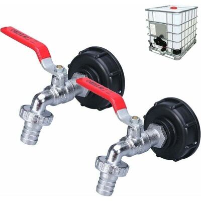 OEM 2pcs Adaptateur De Réservoir Ibc Connecteur À Filetage 1/2, Robinet Cuve 1000l Robinet Recuperateur Eau De Pluie, Robinet Sortie Raccord Vanne Robinet Raccords De Tuyau D'Arrosag - Publicité OEM 2pcs Adaptateur De Réservoir Ibc Connecteur À Filetage 1/2, Robinet Cuve 1000l Robinet Recuperateur Eau De Pluie, Robinet Sortie Raccord Vanne Robinet Raccords De Tuyau D'Arrosag - Publicité