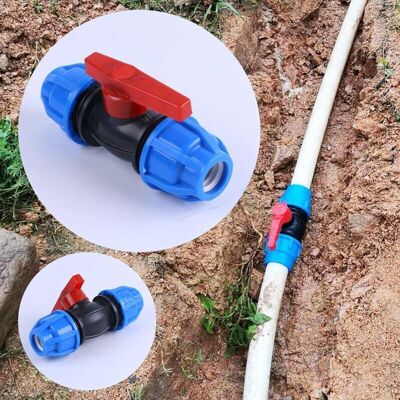 OEM Vanne Robinet À Boisseau Sphérique En Polyéthylène Mdpe - Raccord De Serrage Tuyau D'Eau Raccord De Compression Réducteur De Compression Manchon 20 Mm Adaptateur Femelle - Publicité OEM Vanne Robinet À Boisseau Sphérique En Polyéthylène Mdpe - Raccord De Serrage Tuyau D'Eau Raccord De Compression Réducteur De Compression Manchon 20 Mm Adaptateur Femelle - Publicité