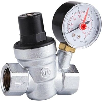 OEM Dn20 Vanne De Réduction De Pression D'Eau Réglable Avec Manomètre Compteur De Pression, Reducteur De Pression D'Eau 3/4 Pouce Regulateur De Pression Eau Avec Manomètre-dou - Publicité OEM Dn20 Vanne De Réduction De Pression D'Eau Réglable Avec Manomètre Compteur De Pression, Reducteur De Pression D'Eau 3/4 Pouce Regulateur De Pression Eau Avec Manomètre-dou - Publicité