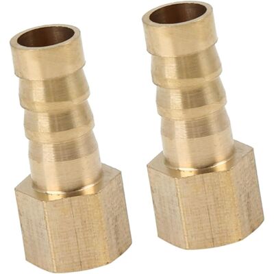 GRASSLIN 2 Raccord Cannelé, Laiton, G1/8 Npt Femelle, 8mm Id, Pour Tuyau Air Eau Huile - Publicité GRASSLIN 2 Raccord Cannelé, Laiton, G1/8 Npt Femelle, 8mm Id, Pour Tuyau Air Eau Huile - Publicité