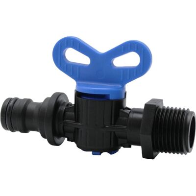 GRASSLIN 1 Robinet De Vidange, Filetage Mâle 1/2", Vanne D'Arrêt Pp, Pour Tonne À Eau Et Récupérateur, Usage Jardin - Publicité GRASSLIN 1 Robinet De Vidange, Filetage Mâle 1/2", Vanne D'Arrêt Pp, Pour Tonne À Eau Et Récupérateur, Usage Jardin - Publicité