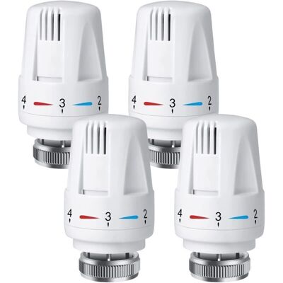 OEM Tête Thermostatique Radiateur M30 X 1,5 – Plastique Blanc – Longueur 8,5 Cm – Régulation Automatique De Température - Publicité OEM Tête Thermostatique Radiateur M30 X 1,5 – Plastique Blanc – Longueur 8,5 Cm – Régulation Automatique De Température - Publicité