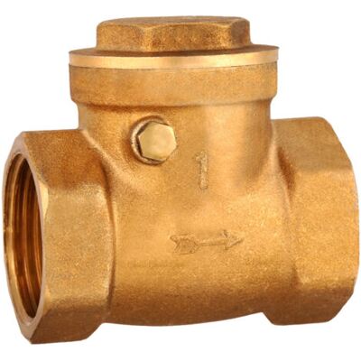 ABYSSE Clapet Anti-retour À Battant En Laiton, Filetage Femelle Dn25, 232 Psi, Empêchant Le Refoulement D'Eau. Publicité ABYSSE Clapet Anti-retour À Battant En Laiton, Filetage Femelle Dn25, 232 Psi, Empêchant Le Refoulement D'Eau. Publicité