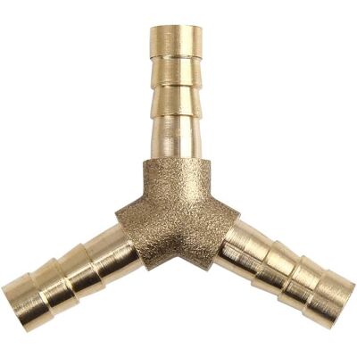 GRASSLIN 1 Raccord Tuyau Laiton, Connecteur 3 Voies Forme Y, Diamètre 6mm, Pour Eau Huile Air - Publicité GRASSLIN 1 Raccord Tuyau Laiton, Connecteur 3 Voies Forme Y, Diamètre 6mm, Pour Eau Huile Air - Publicité