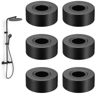 OEM Mitigeur Douche, 30mm Rosace Robinet Noire, 6 Pièces Acier Inoxydable Rosace Radiateur, Rosettes Pour Tuyau De Chauffage, Cache Tuyau Radiateur, Pour Conduites D'Eau, Conduites De Gaz, Robinets - Publicité OEM Mitigeur Douche, 30mm Rosace Robinet Noire, 6 Pièces Acier Inoxydable Rosace Radiateur, Rosettes Pour Tuyau De Chauffage, Cache Tuyau Radiateur, Pour Conduites D'Eau, Conduites De Gaz, Robinets - Publicité