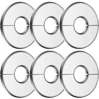 NO BRAND Pair Lntyq 6 Pièces Cache Tuyau Radiateur Acier Inoxydable, 34mm Rosace De Robinet Argent, Cache Tuyau Plomberie, Soupape Cache Tuyau, Pour Douches, Tuyaux, Robinets, Radiateurs, Conduites D'Eau - Publicité NO BRAND Pair Lntyq 6 Pièces Cache Tuyau Radiateur Acier Inoxydable, 34mm Rosace De Robinet Argent, Cache Tuyau Plomberie, Soupape Cache Tuyau, Pour Douches, Tuyaux, Robinets, Radiateurs, Conduites D'Eau - Publicité