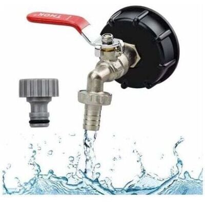 SCORPIO Robinet Cuve 1000l Recuperateur D Eau De Pluie Adaptateur De Réservoir Ibc Connecteur À Filetage 1/2 Adaptateur Bouchon Cuve En Laiton Pp Filetage Gros 60 Mm Raccords De Tuyau D'Arrosag - Publicité SCORPIO Robinet Cuve 1000l Recuperateur D Eau De Pluie Adaptateur De Réservoir Ibc Connecteur À Filetage 1/2 Adaptateur Bouchon Cuve En Laiton Pp Filetage Gros 60 Mm Raccords De Tuyau D'Arrosag - Publicité