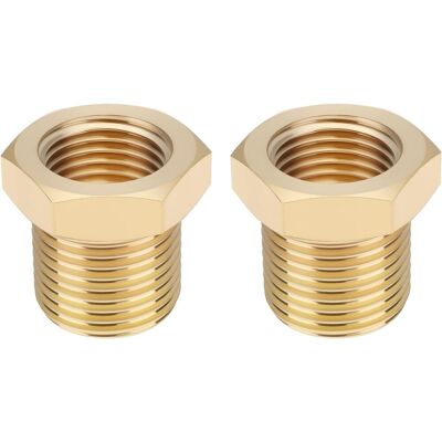 GRASSLIN 2 Pièces Adaptateur Réducteur Laiton M12 X 1 Mâle Vers M10 X 1 Femelle Raccord Tuyau Système Hydraulique - Publicité GRASSLIN 2 Pièces Adaptateur Réducteur Laiton M12 X 1 Mâle Vers M10 X 1 Femelle Raccord Tuyau Système Hydraulique - Publicité