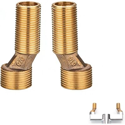 GRASSLIN 1 Raccord Mâle Laiton, Bras Pivotant, Réducteur Excentré, Ajustement 1/2-3/4 Pouces, Pour Salle De Bain - Publicité GRASSLIN 1 Raccord Mâle Laiton, Bras Pivotant, Réducteur Excentré, Ajustement 1/2-3/4 Pouces, Pour Salle De Bain - Publicité