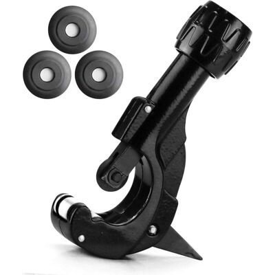 Melissa Coupe Tube Coupe-tuyau Avce 3 Molette De Rechange Et Lame D'Ébavurage Pour Ø 3-35 Mm / 1/8" - 1 3/8" Tubes Tuyaux En Cuivre, Laiton, Métal Léger Et Plastique Dur En Pvc - Publicité Melissa Coupe Tube Coupe-tuyau Avce 3 Molette De Rechange Et Lame D'Ébavurage Pour Ø 3-35 Mm / 1/8" - 1 3/8" Tubes Tuyaux En Cuivre, Laiton, Métal Léger Et Plastique Dur En Pvc - Publicité