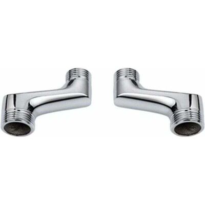 OEM Raccord Coudé Douche Jonction Tuyau Laiton, Réducteur 1/2-3/4, Chrome Plombiers, Bricoleurs-crezuo - Publicité OEM Raccord Coudé Douche Jonction Tuyau Laiton, Réducteur 1/2-3/4, Chrome Plombiers, Bricoleurs-crezuo - Publicité