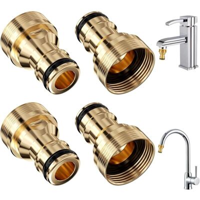 Scotch 4 Pcs Adaptateur Robinet Tuyau Arrosage, Raccord Rapide Tuyau Arrosage, Raccord Tuyau D'Arrosage Robinet, Raccord De Robinet - Publicité Scotch 4 Pcs Adaptateur Robinet Tuyau Arrosage, Raccord Rapide Tuyau Arrosage, Raccord Tuyau D'Arrosage Robinet, Raccord De Robinet - Publicité