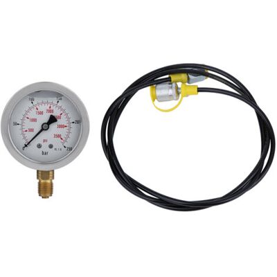 ABYSSE Raccord De Test Pour Flexible Hydraulique M162-bsp1/4 + Manomètre 0250 Bar (3600 Psi) Pour Flexible De 1,5 Mètre - Publicité ABYSSE Raccord De Test Pour Flexible Hydraulique M162-bsp1/4 + Manomètre 0250 Bar (3600 Psi) Pour Flexible De 1,5 Mètre - Publicité