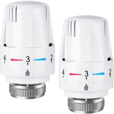 NO BRAND Pair 2pcs Tête De Radiateur Thermostatique, Tête Thermostatique, Raccord M30 X 1,5,tête Thermostatique Intelligente Pour Thermostat Intelligent Et Pack Chauffage Collectif - Publicité NO BRAND Pair 2pcs Tête De Radiateur Thermostatique, Tête Thermostatique, Raccord M30 X 1,5,tête Thermostatique Intelligente Pour Thermostat Intelligent Et Pack Chauffage Collectif - Publicité