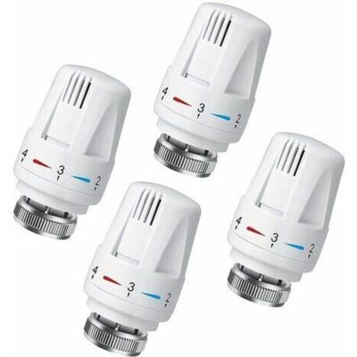 URSUS -lot De 4 Tête Thermostatique Connectée Vanne Thermostatique Accessoire, Tete Thermostatique Radiateur, Tête De Remplacement De Vanne De Radiateur Pour Le Thermostat M30 X 1.5 White - Publicité URSUS -lot De 4 Tête Thermostatique Connectée Vanne Thermostatique Accessoire, Tete Thermostatique Radiateur, Tête De Remplacement De Vanne De Radiateur Pour Le Thermostat M30 X 1.5 White - Publicité