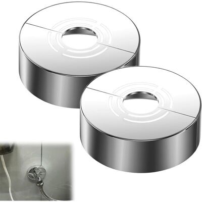 OEM Lot De 2 Rosace Mitigeur Douche 3 Tailles En 1, Rosace Robinet Divisée Pour Ø 21 Mm/26 Mm/33 Mm, Cache Tuyau Pour Radiateur, Robinet De Douche, Installation Facile, Chrome (62 X 20 Mm) - Publicité OEM Lot De 2 Rosace Mitigeur Douche 3 Tailles En 1, Rosace Robinet Divisée Pour Ø 21 Mm/26 Mm/33 Mm, Cache Tuyau Pour Radiateur, Robinet De Douche, Installation Facile, Chrome (62 X 20 Mm) - Publicité