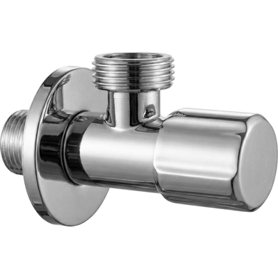 Vanne D'Angle Rea 02 1/2" X 3/4" Chrome - Publicité Vanne D'Angle Rea 02 1/2" X 3/4" Chrome - Publicité