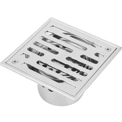 OEM Bonde De Douche En Acier Inoxydable, Bonde De Sol De Salle De Bain De Grand Diamètre, Grille D'Évacuation (150 X 150 Mm) - Publicité OEM Bonde De Douche En Acier Inoxydable, Bonde De Sol De Salle De Bain De Grand Diamètre, Grille D'Évacuation (150 X 150 Mm) - Publicité