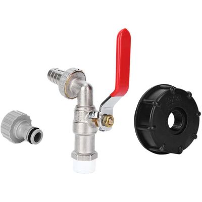 MOXIE Sjlerst Adaptateur De Vanne, Adaptateur De Réservoir Ibc, Raccord De Raccord De Bouchon De Tuyau De Robinet D'Eau De Jardin, Robinet En Laiton G1/2po, De Haute Qualité, Petite Taille Et Longue Durée - Publicité MOXIE Sjlerst Adaptateur De Vanne, Adaptateur De Réservoir Ibc, Raccord De Raccord De Bouchon De Tuyau De Robinet D'Eau De Jardin, Robinet En Laiton G1/2po, De Haute Qualité, Petite Taille Et Longue Durée - Publicité