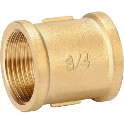 OEM Manchon En Laiton 3/4 Pouce Raccord Fileté Femelle Pour Système De Chauffage Et Eau Potable - Publicité OEM Manchon En Laiton 3/4 Pouce Raccord Fileté Femelle Pour Système De Chauffage Et Eau Potable - Publicité