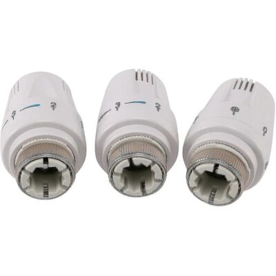 LISATR Lot De 3 Vannes Thermostatiques De Radiateur Trv M30 X 1,5 - Publicité LISATR Lot De 3 Vannes Thermostatiques De Radiateur Trv M30 X 1,5 - Publicité