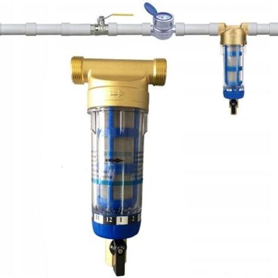 ABYSSE Spin-down-sediment Filtre À Sédiments Réutilisable - Préfiltre Eau Micron Accessoire Purificateur D'Eau Pour Tuyau De Puits Sédiments(3/4) - Publicité ABYSSE Spin-down-sediment Filtre À Sédiments Réutilisable - Préfiltre Eau Micron Accessoire Purificateur D'Eau Pour Tuyau De Puits Sédiments(3/4) - Publicité
