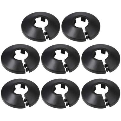 OEM 16mm Couverture De Tuyau Décoration Pp Rosace De Radiateur Couverture De Mur De Tuyau D'Eau Noir 8 Pcs - Publicité OEM 16mm Couverture De Tuyau Décoration Pp Rosace De Radiateur Couverture De Mur De Tuyau D'Eau Noir 8 Pcs - Publicité