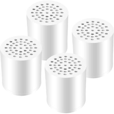 ABYSSE Lot De 4 Filtres De Douche Universels À 20 Étapes - Purificateur D'Eau Dure - Élimine Le Chlore, Les Métaux Lourds, Le Fer Et Autres Sédiments, Adoucisseur D'Eau Très Efficace - Publicité ABYSSE Lot De 4 Filtres De Douche Universels À 20 Étapes - Purificateur D'Eau Dure - Élimine Le Chlore, Les Métaux Lourds, Le Fer Et Autres Sédiments, Adoucisseur D'Eau Très Efficace - Publicité