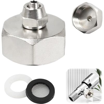 GRASSLIN 1 Adaptateur Plomberie Laiton, 3/4 Pouces Femelle Vers 1/4 Pouce, Connecteur Étanche Pour Réfrigérateur, Filtre Eau - Publicité GRASSLIN 1 Adaptateur Plomberie Laiton, 3/4 Pouces Femelle Vers 1/4 Pouce, Connecteur Étanche Pour Réfrigérateur, Filtre Eau - Publicité
