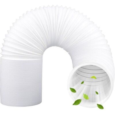 FOGSHIELD Tourner À Gauche Tuyau Climatiseur Mobile, Tuyau D'Évacuation D'Air En Pvc Flexible Tube De Ventilation Universel Tuyau Kit Pour Climatiseur Mobile Diamètre 15cm×1.5m - Publicité FOGSHIELD Tourner À Gauche Tuyau Climatiseur Mobile, Tuyau D'Évacuation D'Air En Pvc Flexible Tube De Ventilation Universel Tuyau Kit Pour Climatiseur Mobile Diamètre 15cm×1.5m - Publicité