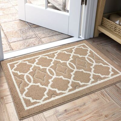 URSUS Tapis De Porte Intérieur Et Extérieur Absorbant Et Résistant,tapis D'Entrée Lavable En Machine,anti-poussière - 50 X 80 Cm,marron - Publicité URSUS Tapis De Porte Intérieur Et Extérieur Absorbant Et Résistant,tapis D'Entrée Lavable En Machine,anti-poussière - 50 X 80 Cm,marron - Publicité