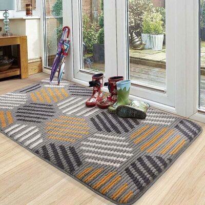 OEM Paillasson Intérieur Antidérapant, Tapis Entrée Intérieur Doux, Absorbant Et Lavable, Tapis De Porte Pour Intérieur, Extérieur, Chambre, Cuisine, Entrée, Couloir -- 50 X 80 Cm, Gris - Publicité OEM Paillasson Intérieur Antidérapant, Tapis Entrée Intérieur Doux, Absorbant Et Lavable, Tapis De Porte Pour Intérieur, Extérieur, Chambre, Cuisine, Entrée, Couloir -- 50 X 80 Cm, Gris - Publicité