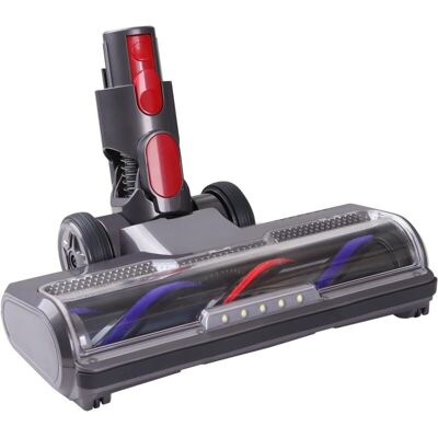 Melissa Brosse Compatible Avec Dyson V7, V8, V10, V11, V15, Brosse De Sol À Entraînement Direct Et 5 Lumières Led Pour Tapis À Poils Courts Et Sols Durs Gris. Publicité Melissa Brosse Compatible Avec Dyson V7, V8, V10, V11, V15, Brosse De Sol À Entraînement Direct Et 5 Lumières Led Pour Tapis À Poils Courts Et Sols Durs Gris. Publicité