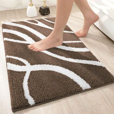 OEM Tapis De Bain En Microfibre Antidérapant 40 X 60 Cm,tapis Salle De Bain Absorbant Et Moelleux,tapis De Sol Lavable En Machine Pour Salle De Bain - Marron - Publicité OEM Tapis De Bain En Microfibre Antidérapant 40 X 60 Cm,tapis Salle De Bain Absorbant Et Moelleux,tapis De Sol Lavable En Machine Pour Salle De Bain - Marron - Publicité
