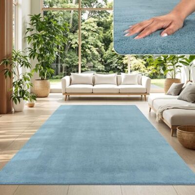 SCORPIO 1 Tapis Poil Ras 120x170 Cm Polyester Lavable Chauffage Sol Salon - Publicité SCORPIO 1 Tapis Poil Ras 120x170 Cm Polyester Lavable Chauffage Sol Salon - Publicité